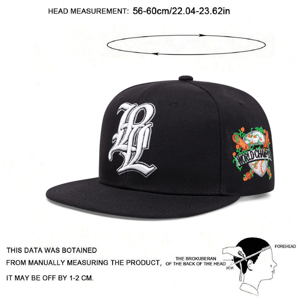 LPL Embroidered Flat Edge Mesh Hat, Fashion Baseball Cap for Men, Women, Hip Hop Style, Outdoor Sun Protection Hat