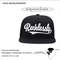 REEK Side Embroidered Baseball Cap, HipHop Flat Edge Hat, Outdoor Sports Leisure Sun Hat for Men and Women