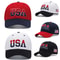 USA Side Flag Men's Hip Hop Hat, Street Style Baseball Hat for Women, Outdoor Sunshade Decorative Cap