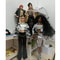 1/6 Supermodel Clothe Fashion, 5-Piece Spice Girls Series Set (Leather Jacket, Vest, Skirt, Hat) for 30cm Doll Dress Up