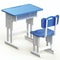 Miniature School Desk & Chair Set, Simulated Dollhouse Furniture Model for Pretend Play, Classroom Decor, and Play House