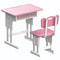 Miniature School Desk & Chair Set, Simulated Dollhouse Furniture Model for Pretend Play, Classroom Decor, and Play House
