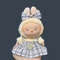 17cm Labubu Doll Skirt Outfit, Cute DIY Clothes & Fashion Accessories Gift for Plush Lovers