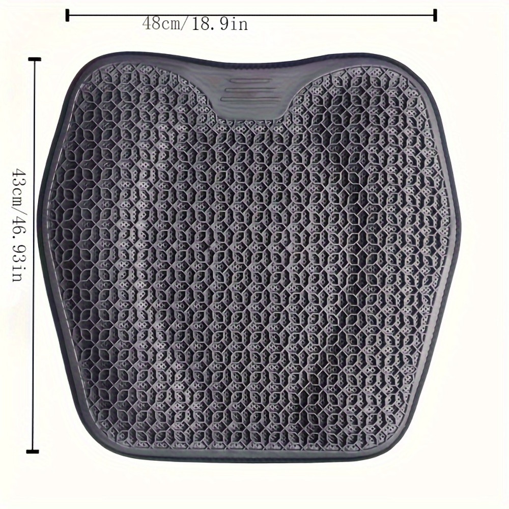 Gel Seat Cushion With Honeycomb Design Breathable Washable Pad For Car Office Ergonomic Support 1