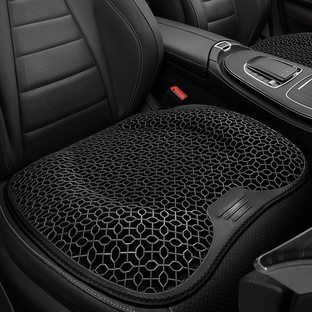 Gel Seat Cushion With Honeycomb Design Breathable Washable Pad For Car Office Ergonomic Support 2