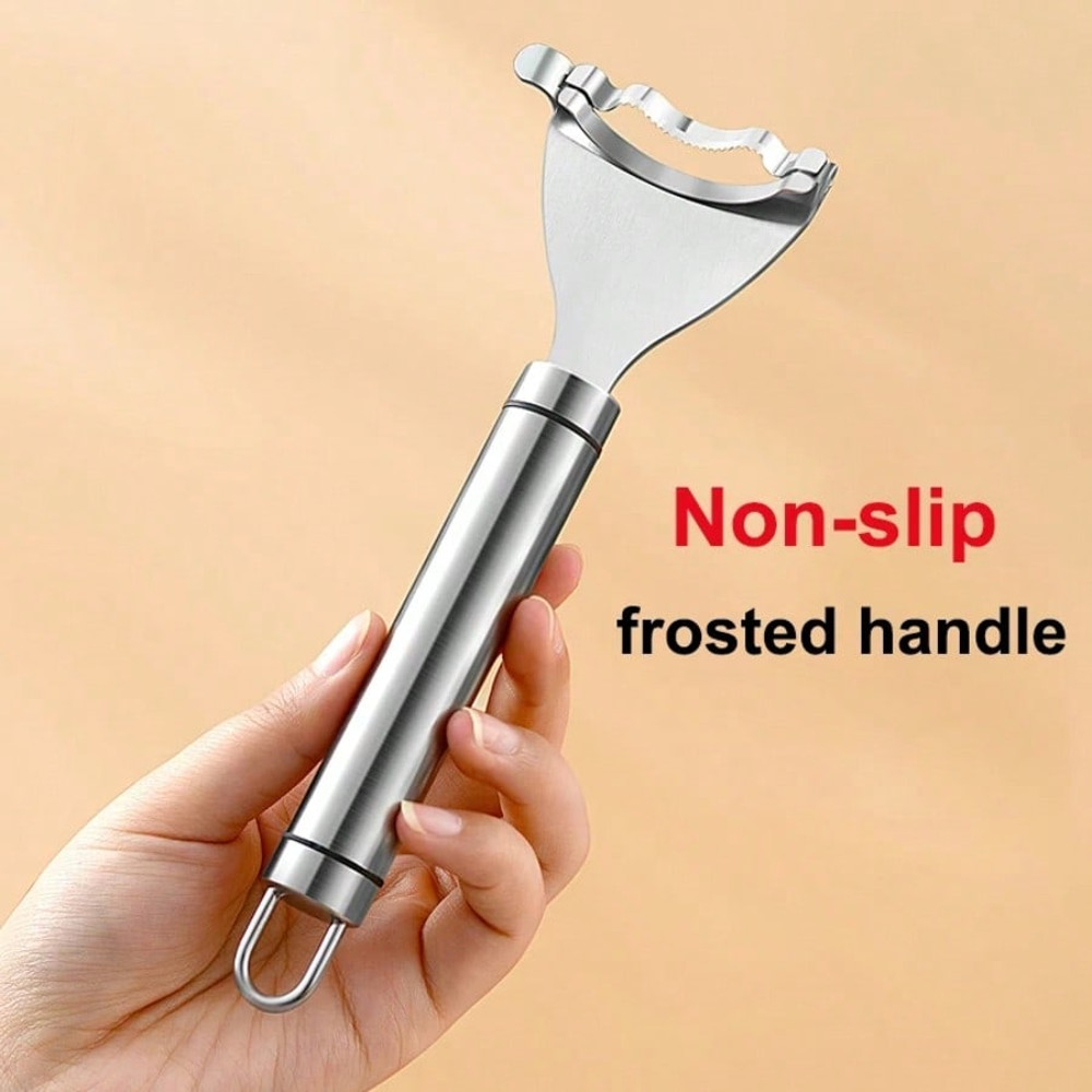 Serrated Corn Stripper Cutter, Stainless Steel Corn Peeler, Cob Shaver Planer, Fruit Vegetable Kitchen Gadget Tool