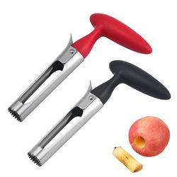 fruit core pulling maker, stainless steel apple corer, pear core remover, vegetable coring kitchen tool