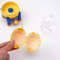 Manual Egg Scrambler Shaker Egg Yolk Mixer, Kitchen Gadget, Portable Egg Puller Mixer Golden Maker Tool
