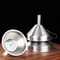 Stainless Steel Funnel Kitchen Oil Funnel, Small Liquid Strainer Funnel, Metal Food Oil Filter for Bottles