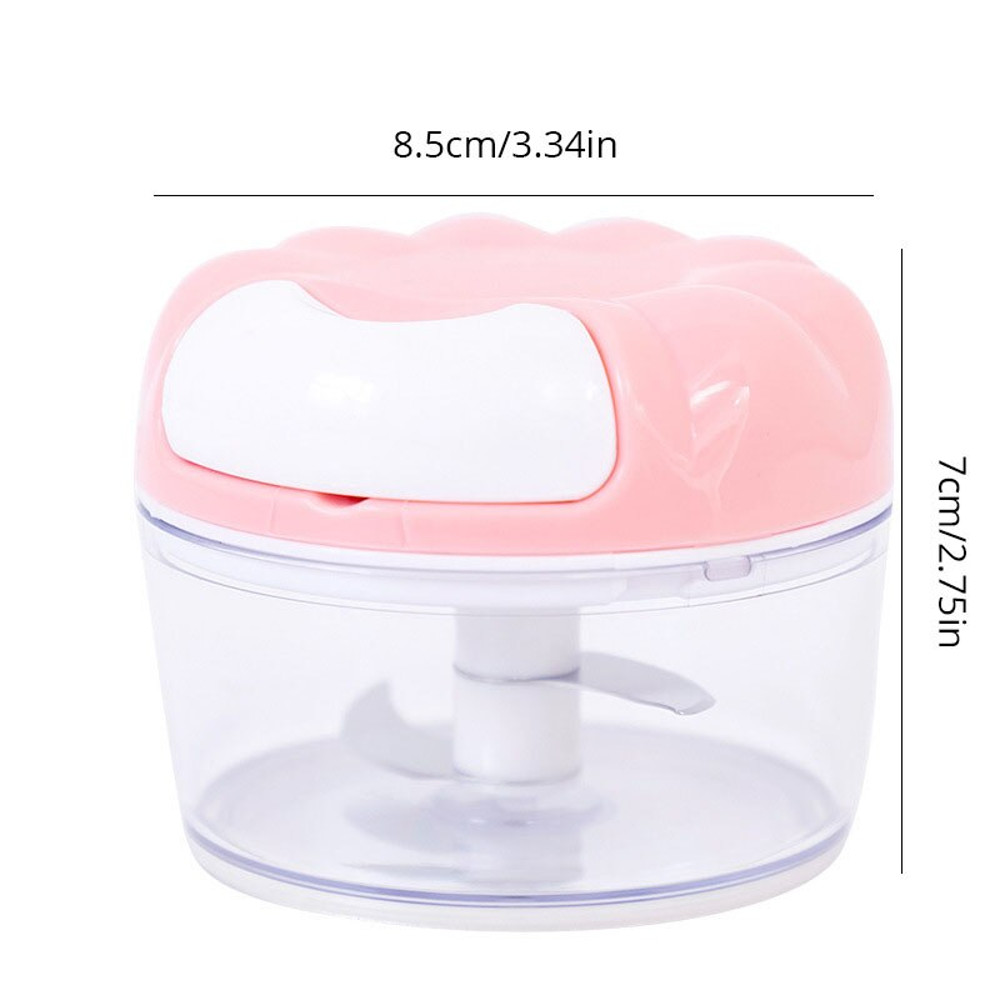 Manual Garlic Masher Hand Pull in Blue or Pink, Kitchen Garlic Blender, Minced Garlic Tool, Kitchen Gadget Must-Have