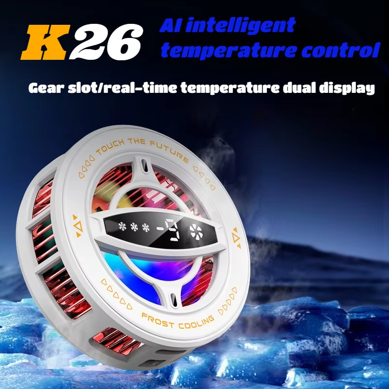 Mobile Cooler With Magnetic Back Clip RGB Light 2 In 1 Semiconductor Radiator For IOS Android PUBG 1