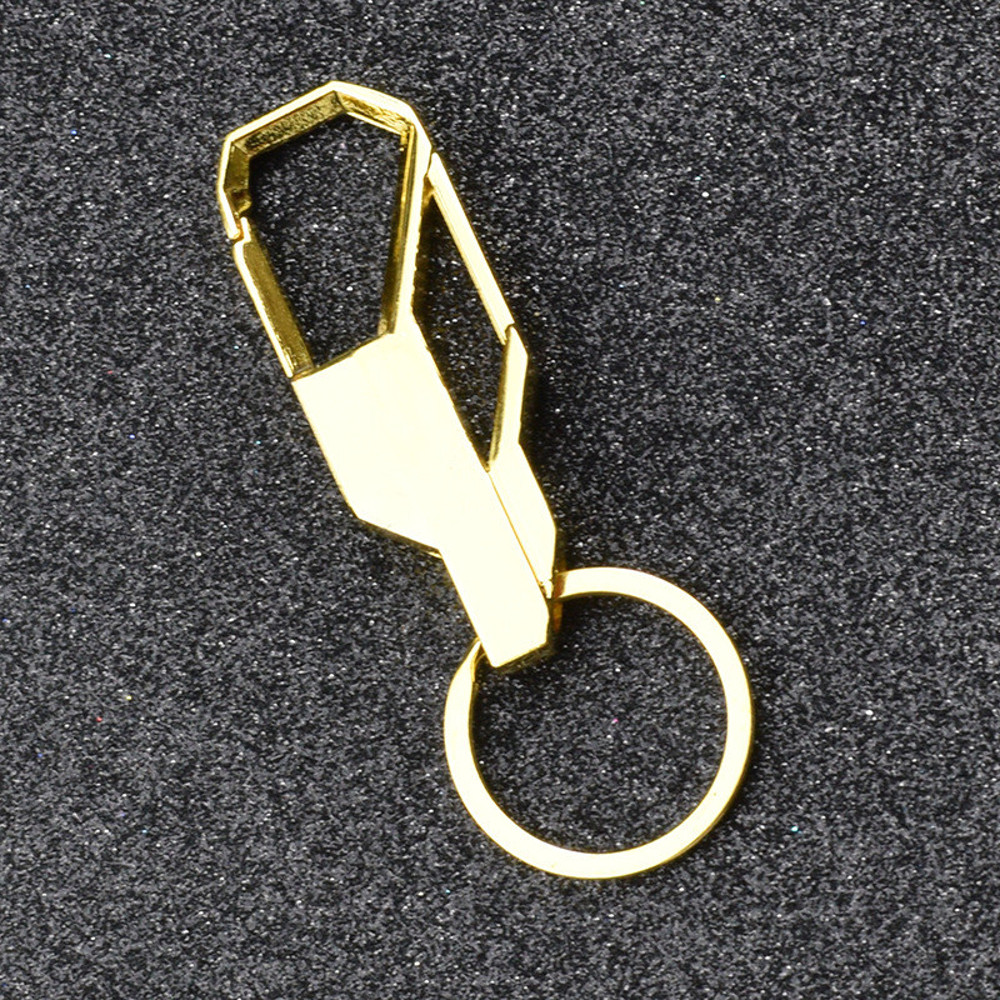 Silver Metal Punk Key Ring, Inlay Keychain for Classic Car Keys, Stylish Gift for Men and Women, Romantic Key Chain