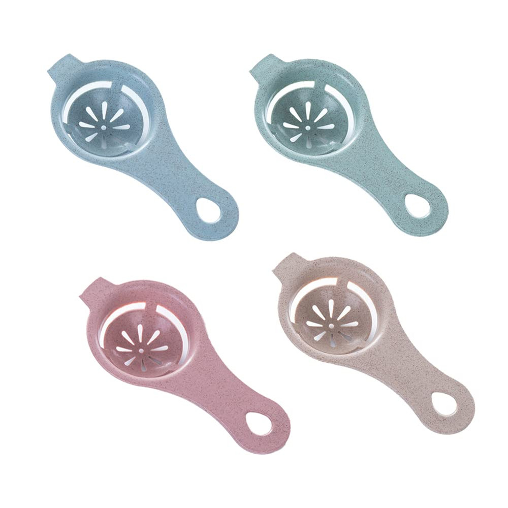 Food Grade Egg Separator Divider Wheat Stalk Egg Yolk Separator Tool, Baking Kitchen Gadgets, Raw Egg White Filter