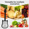 Stainless Guitar Shape Handheld Fruit Grater, Metal Cheese Grater, Comfortable Grip Kitchen Crusher Kitchen Gadgets