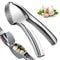 Detachable Press Metal Mincer Crusher, Easy to Squeeze and Clean, Kitchen Tool for Garlic Cloves and Herbs