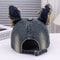 Adjustable Size 3D Ear Decoration Baseball Cap Unisex Fashionable Hole Design Trendy Versatile Sun 1