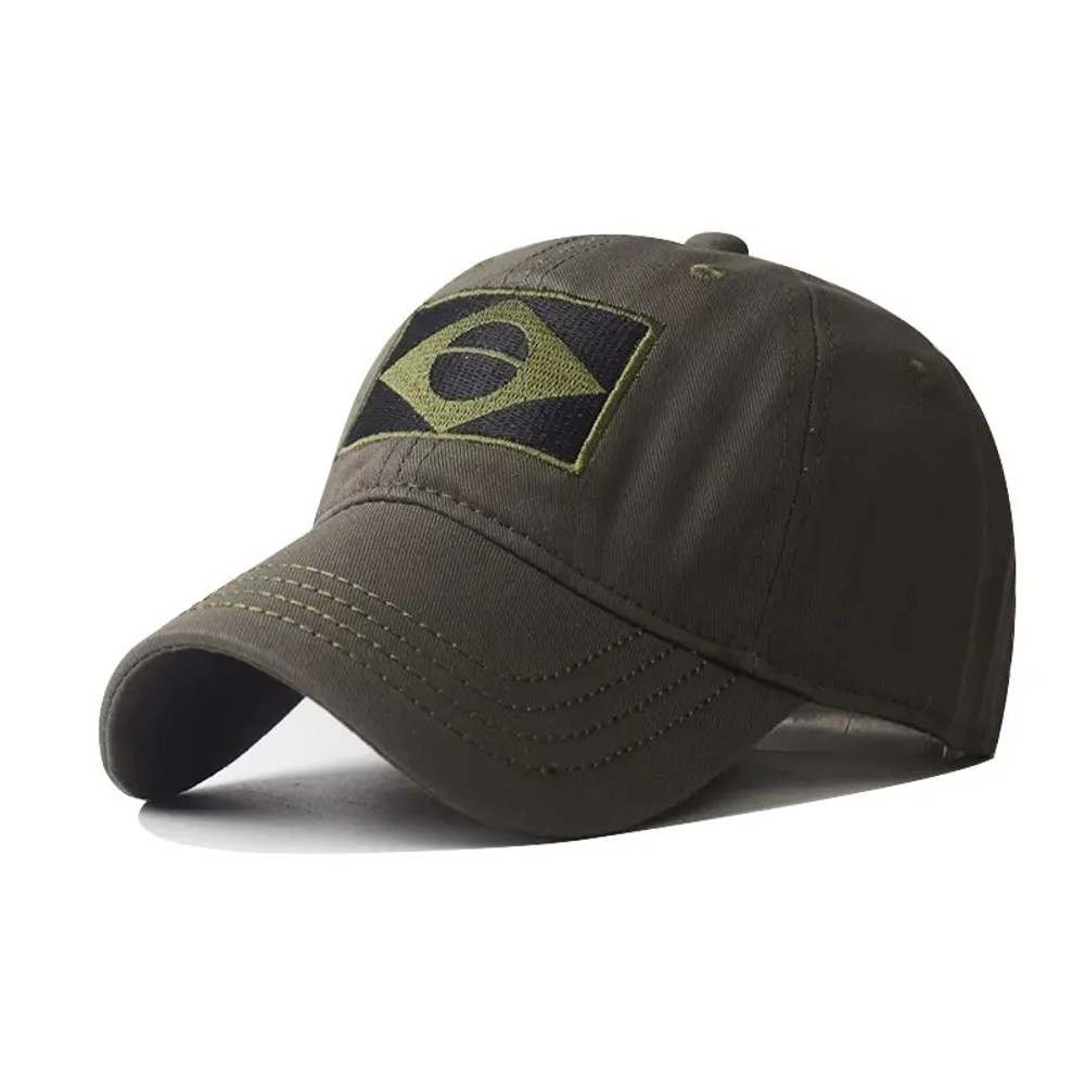 Men Outdoor Sports Baseball Cap Camouflage Design, Casual Sun Protection Hat for Middle and Young Men, Brazilian Style