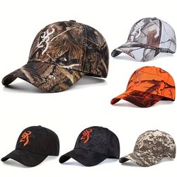 quick-drying outdoor baseball caps sunscreen, jungle leaves camouflage, unisex men and women camouflage caps