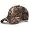 Quick-Drying Outdoor Baseball Caps Sunscreen, Jungle Leaves Camouflage, Unisex Men and Women Camouflage Caps
