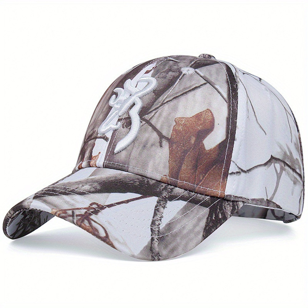 Quick-Drying Outdoor Baseball Caps Sunscreen, Jungle Leaves Camouflage, Unisex Men and Women Camouflage Caps
