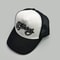 New Unisex Color Block Letter Embroidery Baseball Hats, American Style Sunshade, Breathable Hip Hop Mesh Trucker Caps