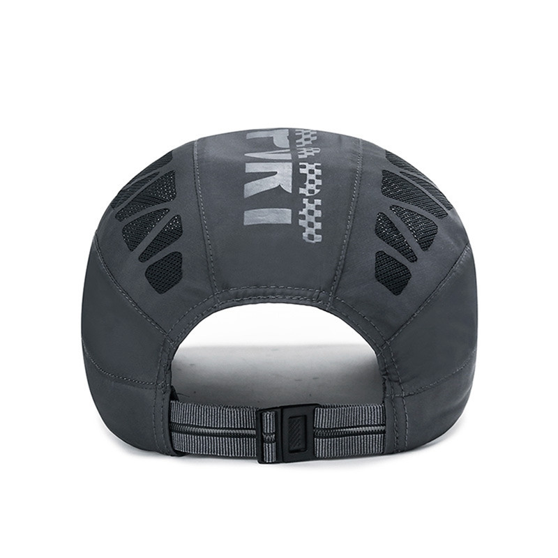 Quick Dry Men Sports Hat, Golf Driving Cycling Cap, Letter Print Newsboy Flat Ivy, Breathable Net Mesh Summer Baseball