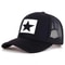 Adjustable Casual Hats Sunscreen Hat, Five-Pointed Star Printed Baseball Net Caps, Spring and Summer Outdoor Wear