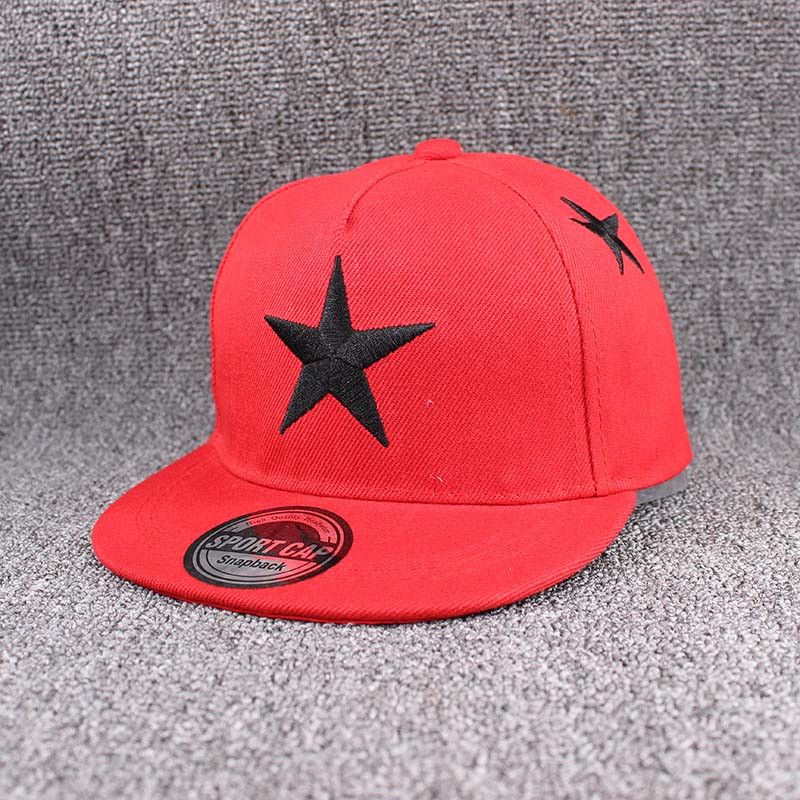 Summer Star Boys Cap for Girl, New Top Fashion Children Baseball Caps, Casual Hats Adjustable Polyester Snapback