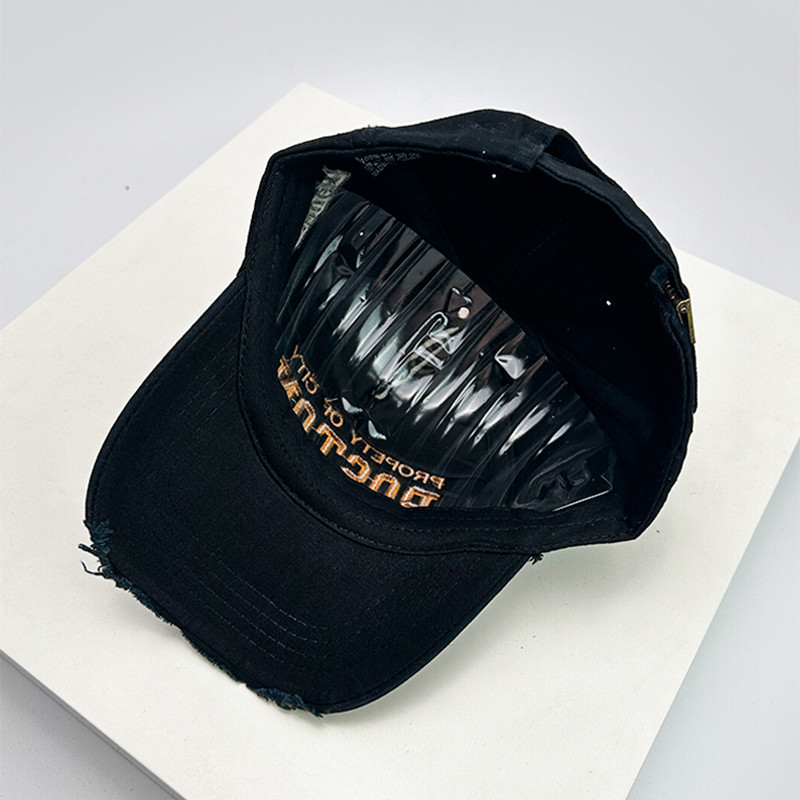 New Unisex Letter Embroidery Baseball Hats, Breathable Personal Sunshade Peaked Caps, Versatile Fashion Retro Style