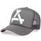 Unisex A Letter Printing Baseball Net Caps, Adjustable Casual Hats, Hip Hop Cap for Spring Summer Outdoor Sunscreen