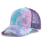 New Women Ponytail Cap, Tie Dyeing Design, Baseball Cap Female Streetwear, Trendy Trucker Hats for Everyday Wear
