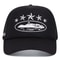 Men and women outdoor sports event mesh baseball caps, fashionable simple star embroidered sponge casual hats