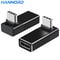 Hannord USB 90 Degree Type-C Adapter 40Gbps Fast Data Transfer, Thunderbolt 4 Mobile Conversion Head, 2 Pack