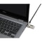Kensington Slim N17 Laptop Lock, Combination Security for Wedge Slots, Resettable 4-Digit Code, Black
