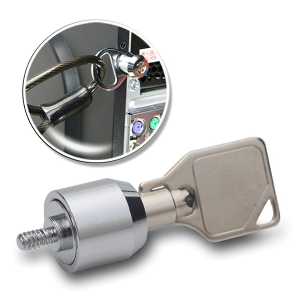 Computer Case Lock with Keys, Desktop PC Security, Anti-theft Office Protection, Chassis Management