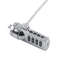 Notebook PC Security Lock Cable, 4 Digit Combination, Theft Deterrent Laptop Lock Chain, Easy Install