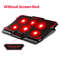 Gaming Laptop Cooler Six Fan LED Screen Two USB Port High Speed Notebook Stand Laptop Cooling Pad 8