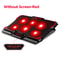 Gaming Laptop Cooler Six Fan LED Screen Two USB Port High Speed Notebook Stand Laptop Cooling Pad 8