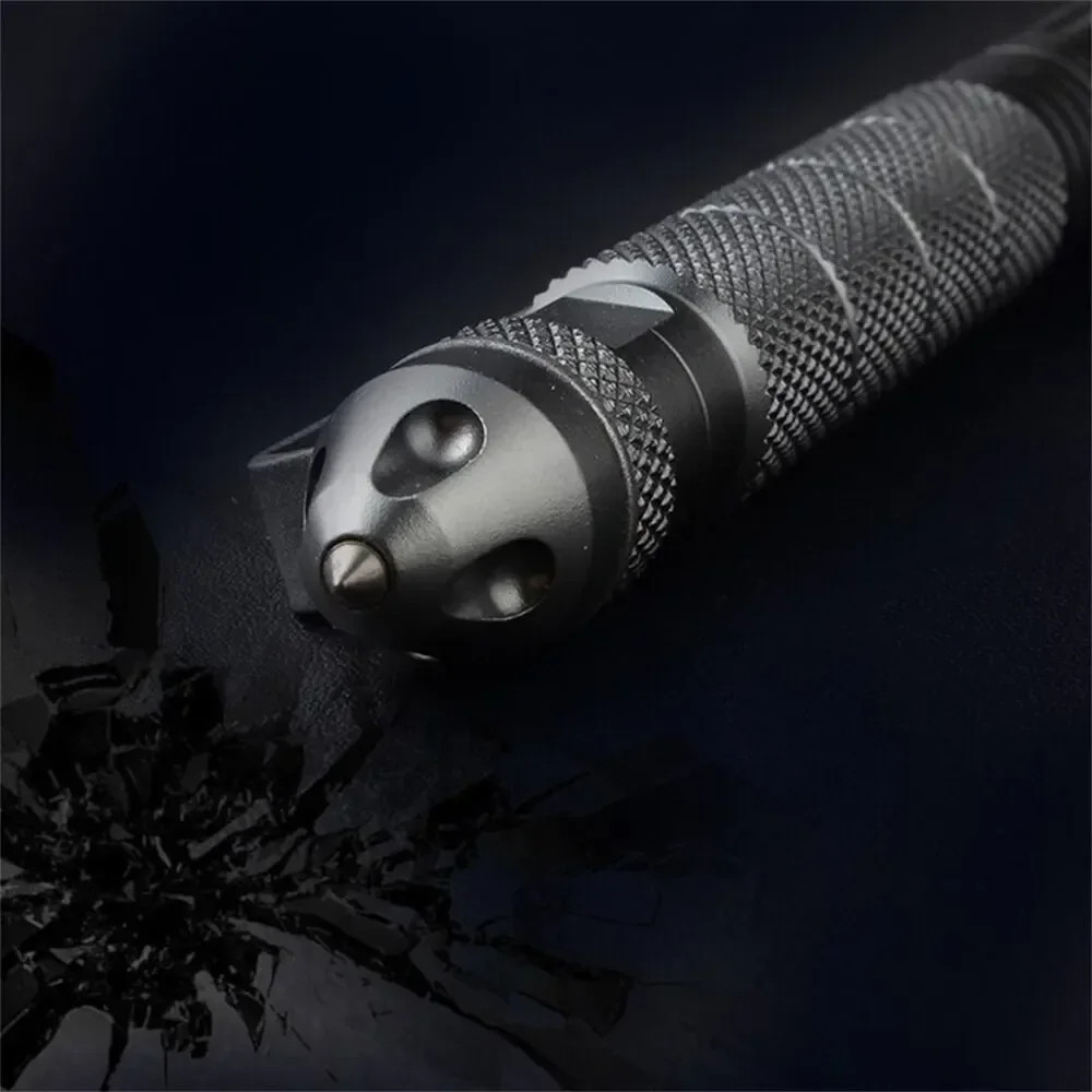 High Quality Self Defense Pen Aluminum Glass Breaker Multi Functional Tactical Pen Steel Anti Skid 3