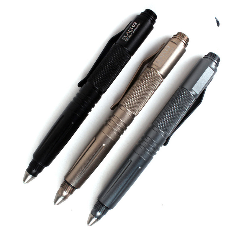 Portable Tactical Pen Self Defense Tool with Flashlight, Bottle Opener, Glass Breaker, Outdoor Emergency EDC Gift Box