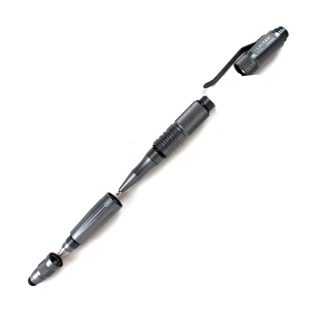 Portable Tactical Pen Self Defense Tool with Flashlight, Bottle Opener, Glass Breaker, Outdoor Emergency EDC Gift Box