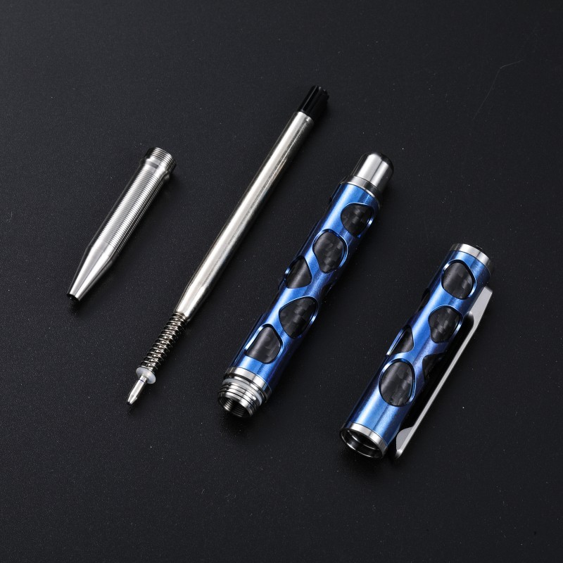 Titanium Alloy Self Defense Tactical Pen, Multifunctional Window Breaking Cone, EDC Outdoor Survival Gear