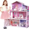 Robotime Robud Victoria Wooden Dollhouse, Furniture House Toy, Preschool Dollhouse for Creative Imaginative Play