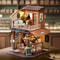 Mini House Bookshelf Dollhouse Kit DIY 3D Puzzle Assembly Building Model Handmade For Teens And Adu 1