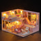 DIY Baby House Mini Miniature Doll House Kit Home Bedroom Decoration Princess Toys With Furniture I 3