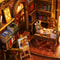 Miniature DIY Doll House Booknook 3D Wooden Puzzle Model For Bookshelf Doll Houses For Adults Teen 4