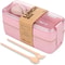 Cute Kids Bento Box Containers, Leakproof Lunch for Kids with Chopsticks, Dishwasher Safe, Microwave Lunch Box