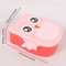 Cute Owl Bento Box for Kids, Portable Lunch Box with Compartments, Cartoon Food Container for School or Office