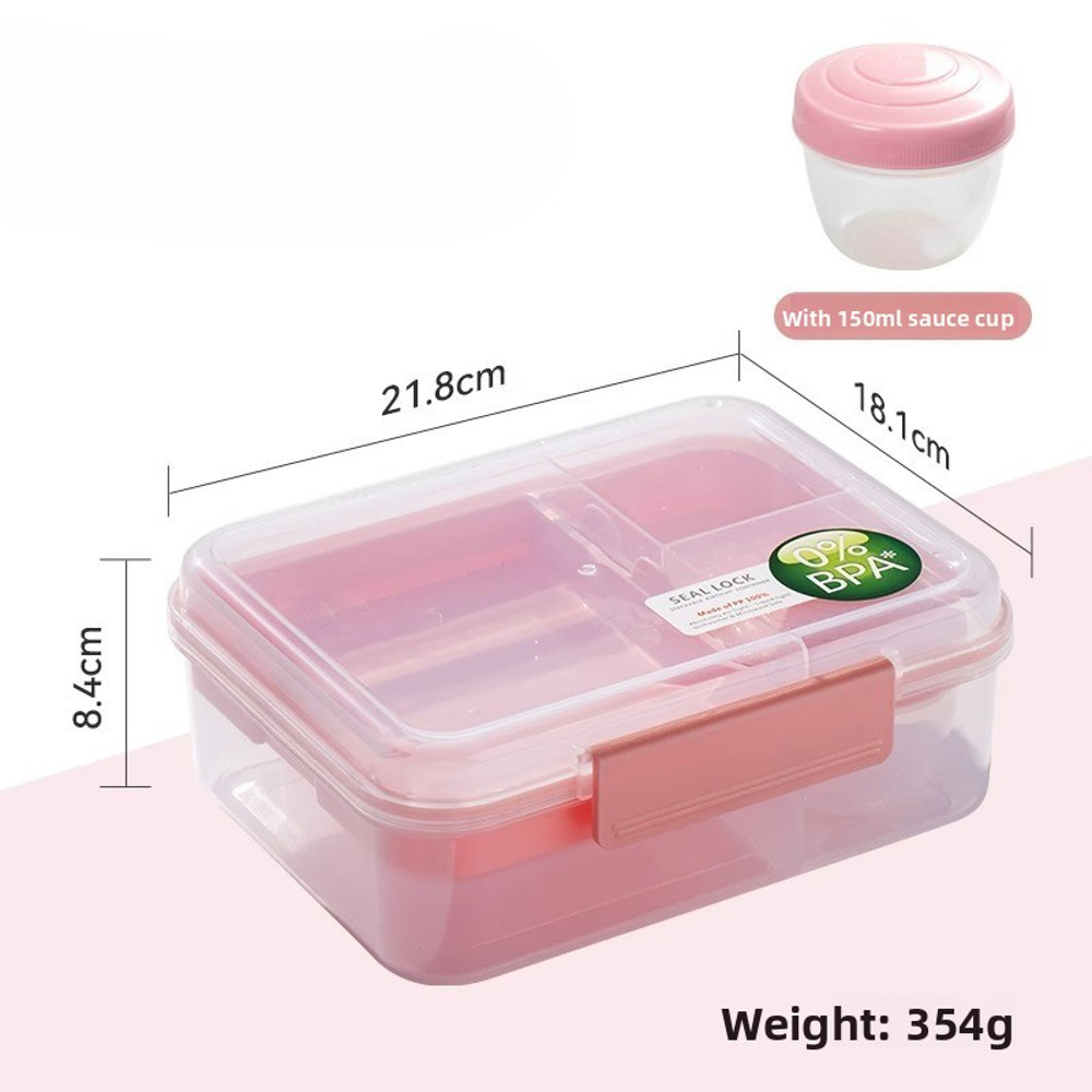 Kids Double Togo Yogurt Lunch Box Microwave Bento Boxes Leakproof Food Storage Container For School 7