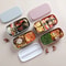 Portable Outdoor Leak Proof Lunch Box, Simple Style Layered Japanese Bento Box, Kitchen Accessories Tableware